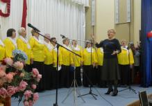 Праздничный концерт хора ветеранов «Поющие сердца» г. Вышнего Волочка, посвященный празднованию Дня Победы