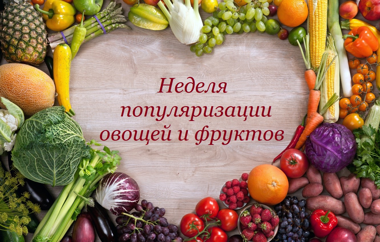 Неделя популяризации потребления овощей и фруктов!
itemprop=