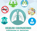 Неделя сохранения –здоровья легких (в честь Всемирного дня по борьбе с астмой 3 мая)
