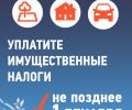 1 декабря - срок уплаты имущественных налогов физическими лицами
